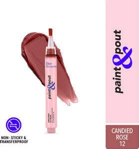 BLUE HEAVEN Paint & Pout Airwhipped Lip Cream S-12 - Price in India ...