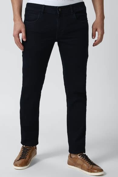 Buy Men Navy Dark Wash Jeans Online - 707855 | Peter England