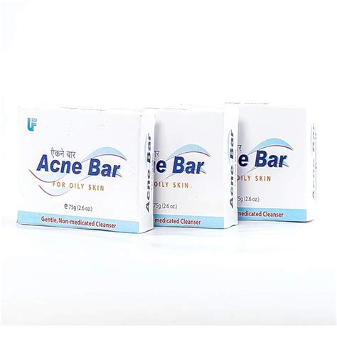 Buy Acne Bar Soap for Mild to Moderate Acne (3x75g) Online at Low ...