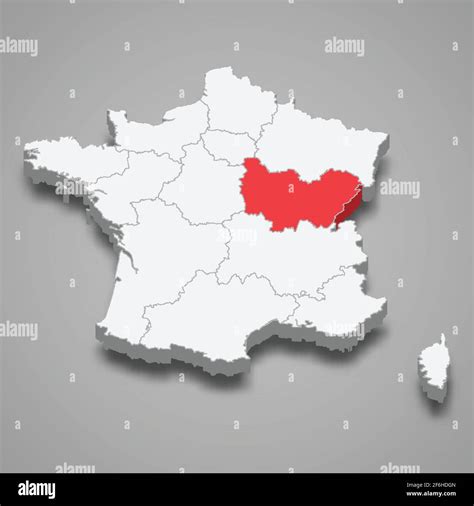 Burgundy region map Stock Vector Images - Alamy
