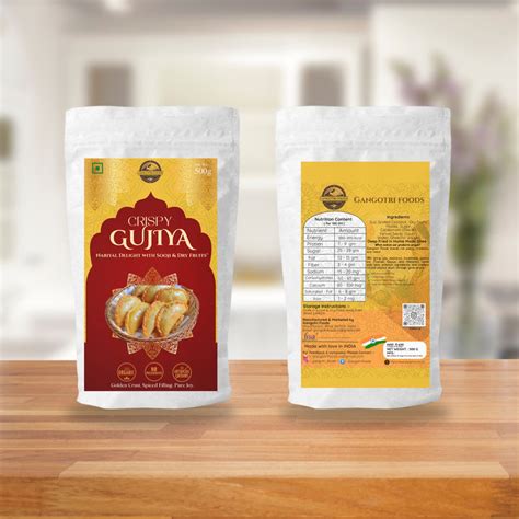 Crispy Suji Coconut Gujiya - Stuffed with Dry Friuts - 250gm – Gangotri ...