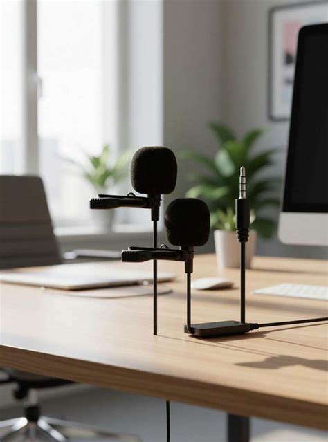 MOBIZAC Professional Grade 3.5mm Dual Mic for Recording Videos ASMR ...