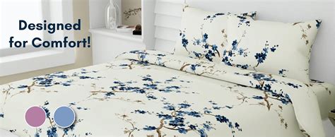 haus & kinder Bedsheets,100% Cotton Double Bed Sheet, 186 TC Bedsheet ...