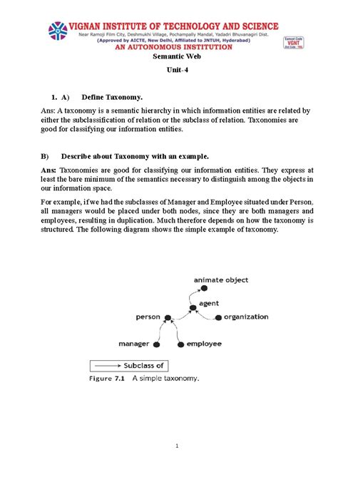 Semantic Web Unit4 Questions and Answers - Semantic Web Unit- 4 A ...