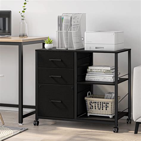 Buy Raybee File Cabinets for Home Office 3 Drawer File Cabinet Mobile ...