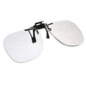 Magna-flip Clip on Flip up & Down Reader Magnifiers, Converts Distance ...