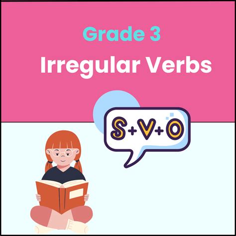 Irregular Verbs Worksheet For Class 3 | PlanetSpark