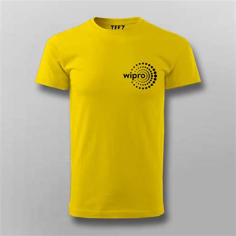 Wipro Chest Logo T-shirt For Men – TEEZ.in