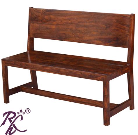 Solid Wood Garden 2 Seater Bench - RAJ HANDICRAFT