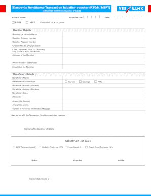 HDFC Bank Application Form For Funds Transfer - Fill Online, Printable ...