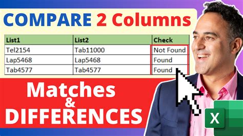 Image result for Compare Two Columns in Excel Find Differences