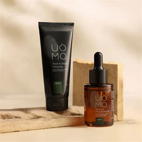 uòmo Beard Care Combo - Nourish & Cleanse | Premium Beard Oil ...