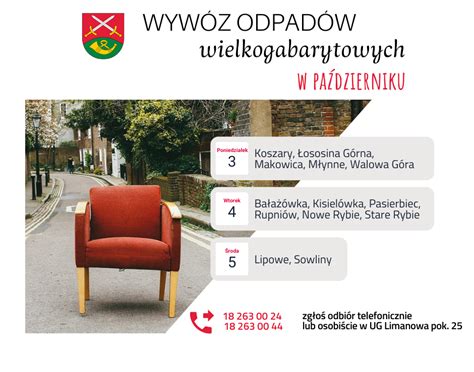 Jesienny wywóz odpadów wielkogabarytowych - Limanowa.in