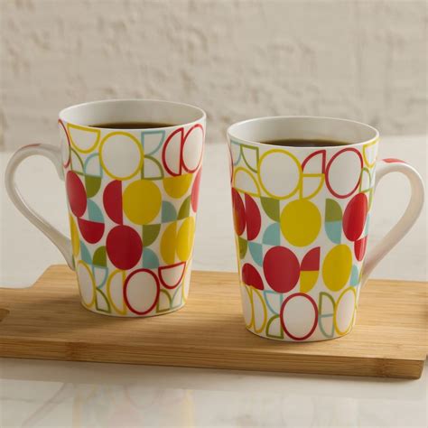 Buy United Colors of Benetton Bone China Coffee Mug Set of 2 – 320ml ...