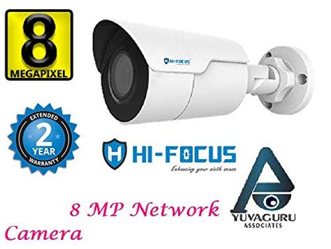 Buy HIFOCUS 8 MP(3840 * 2160 Pixel) IP Bullet Camera(Model Number HC ...