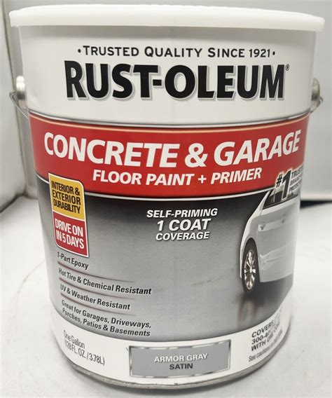 Rust-oleum 225359 Concrete & Garage Armor Gray Gal Dented in 2025 ...