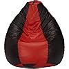 Couchette® Faux Leather XXXL Lounge Chair Luxury Bean Bag Cover with ...