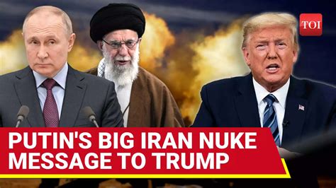 Putin Offers Help To U.S. In Negotiating A Nuclear Deal With Moscow's ...