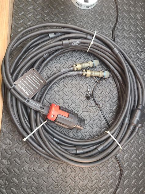 50 Foot PDISE ARMY Military Y Power Cable M40 A/P Distribution LEX Aero ...