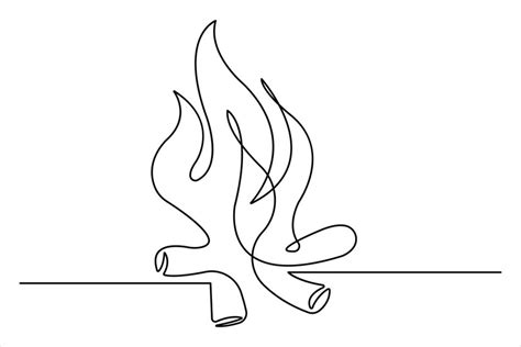 Un dessin d'un feu avec une flamme qui dit feu | Vecteur Premium