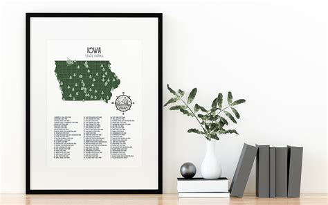 Iowa State Parks Map | State parks, Iowa state, Iowa