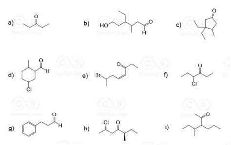 Assign a systematic IUPAC name to each of the following aldehydes and ...