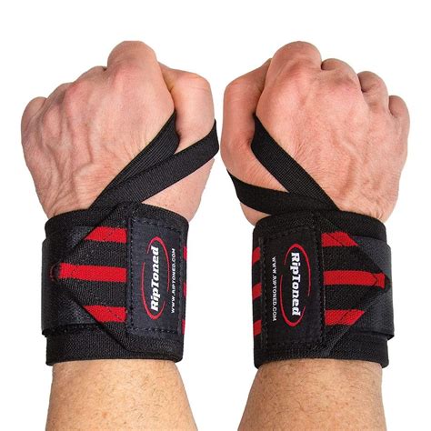 Rip Toned Wrist Wraps - 18" Professional Grade with Thumb Loops - Wrist ...