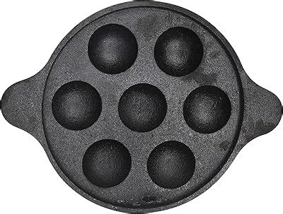 Buy The Indus Valley Super Smooth Cast Iron Paniyaram Pan | Gas ...