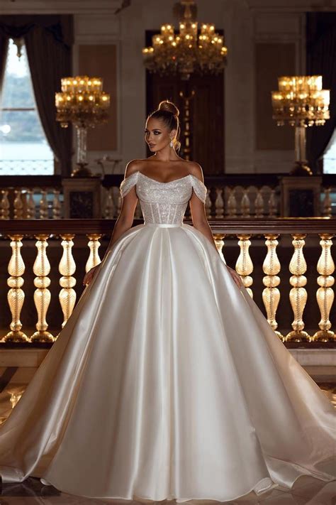 Sparkly Ball Gown Wedding Dresses