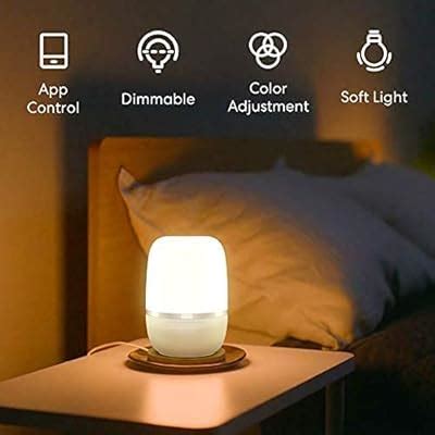 Buy Smart WiFi Table Lamp, Bedside Lamp, Compatible with Apple HomeKit ...