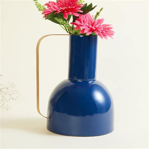 Buy Splendid Metal Narrow Vase with Handle from Home Centre at just INR ...
