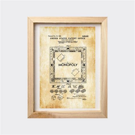 Monopoly / Patent Wall Art / Canvas Prints / LawSuits And More – Law ...