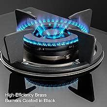 KAFF 3 Burners Built-in Hob & Hobtop For Modular kitchen -8 MM|Auto ...