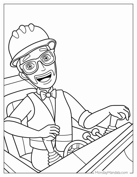 20 Blippi Coloring Pages (Free PDF Printables)
