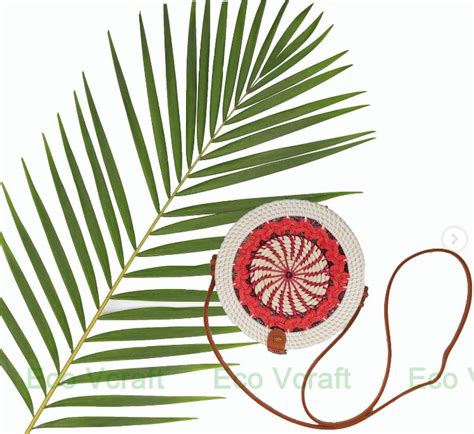 Chakra Red White Round Sling Bag – EcoVcraft