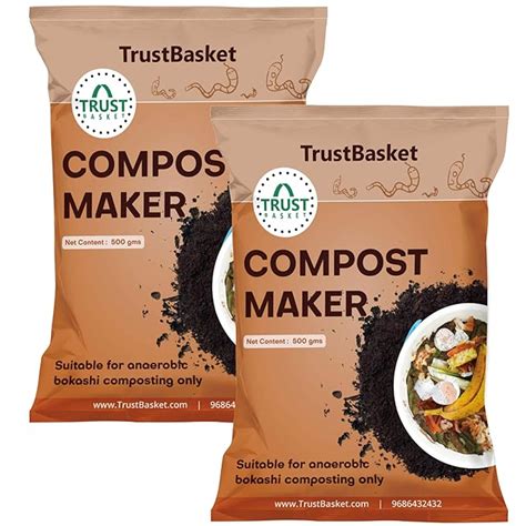 TrustBasket Bokashi Compost Maker Powder 1kg | Microbial inoculant to ...