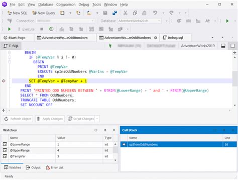 Image result for Debug SQL