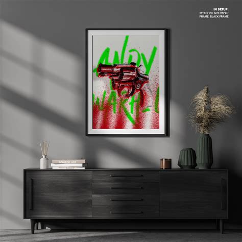 Buy Gun, Andy Warhol, Pop Art Painting & Art Print Online India at Best ...