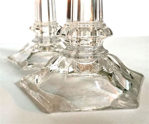 Baccarat crystal candlesticks signed XIXth cent... | Antikeo