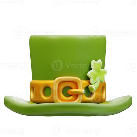 3d illustration St patrick day hat 46482730 PNG