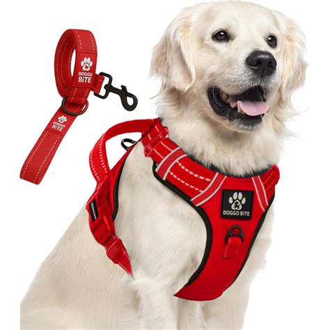 Doggo Bite Premium Reflective Dog Vest Harness| Soft Breathable| Padded ...
