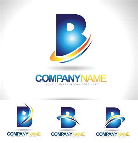 Letter B Logo Designs 4872987 Vector Art at Vecteezy