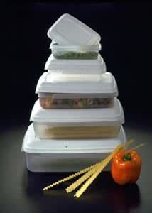 Metro 10 Piece Rectangular Container Set : Amazon.in: Home & Kitchen