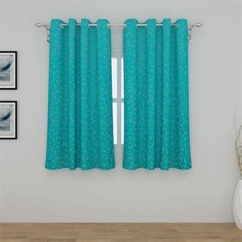 Buy Mandarin Floral Pattern Window Curtain- 135 x 160 cm from Home ...