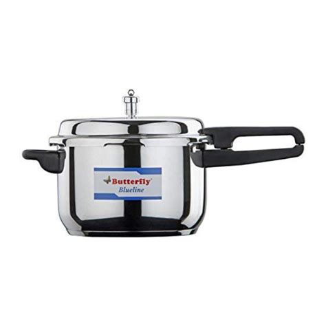Butterfly Stainless Steel Pressure Cooker ATB, 3-Liter | Vasanth & Co