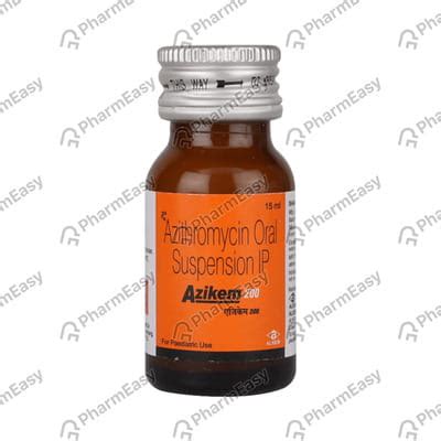 Azikem 200 MG/5ML Suspension (30): Uses, Side Effects, Price & Dosage ...