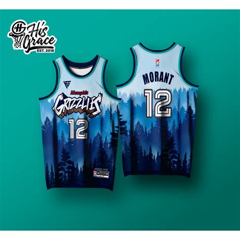 BLUE GRIZZLIES MEMPHIS JA MORANT HG CONCEPT JERSEY | Shopee Philippines