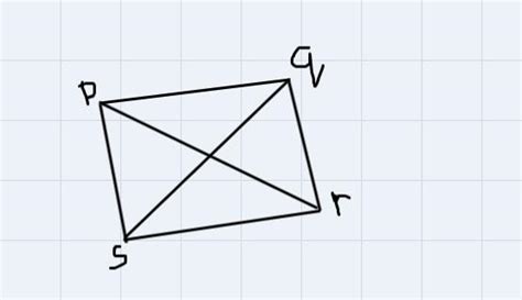 draw a quadriteral pqrs.draw the diagonals name the side, angles ...