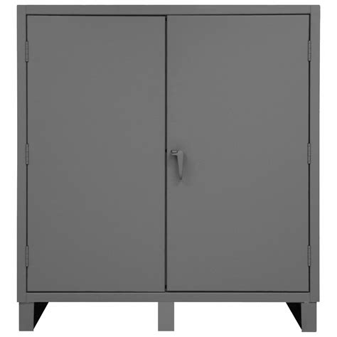 DURHAM MFG, 60 in x 24 in x 66 in, Swing Handle & Padlock Hasp, Storage ...