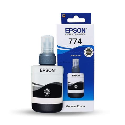 Epson 774 Black Ink Bottle for M100, M200, L605 | 140ml – Abhishek Products